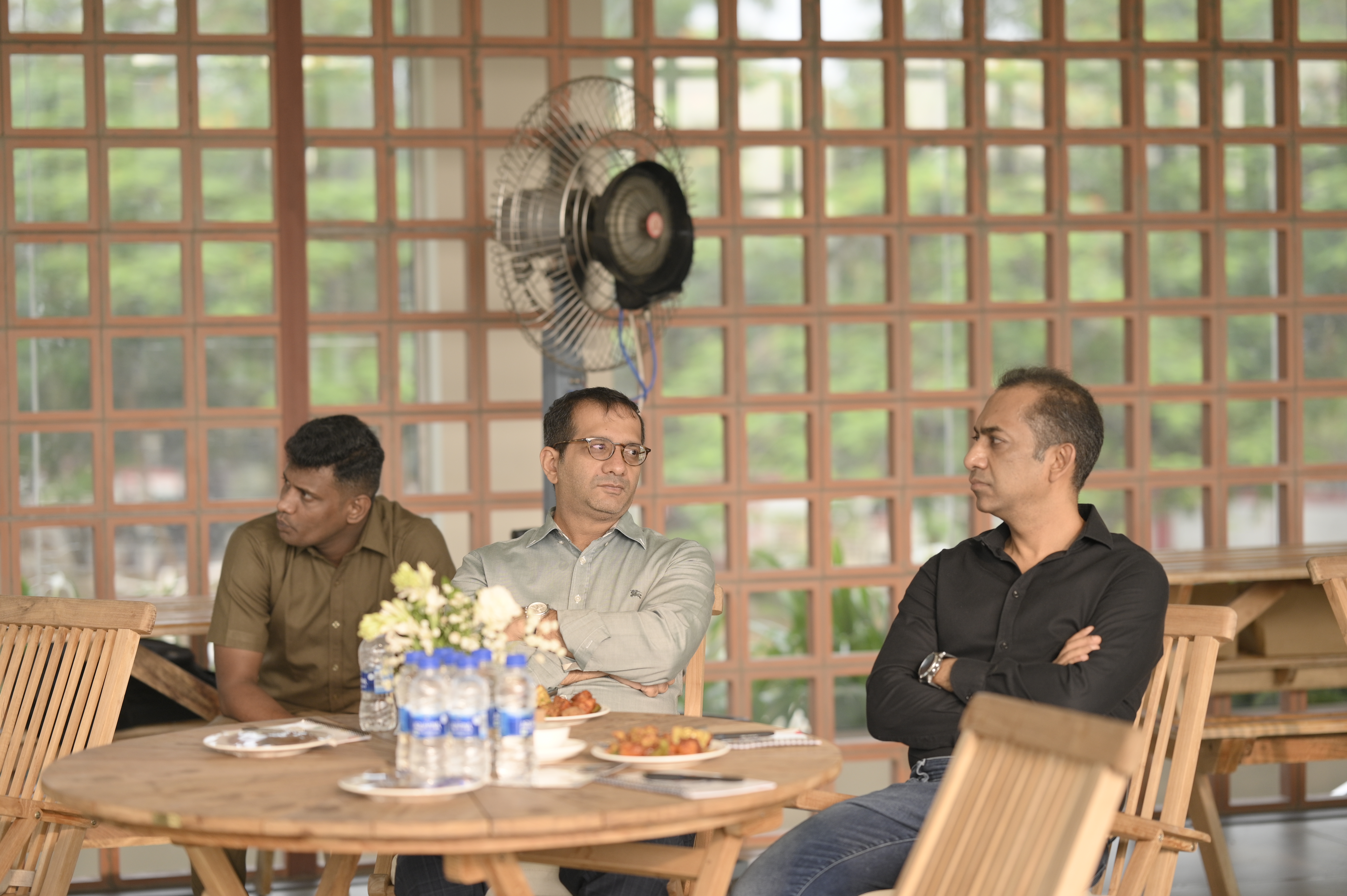 Ritesh Bawri in a strategy discussion